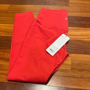 CRZ YOGA Women Small 25” inseam Red Leggings